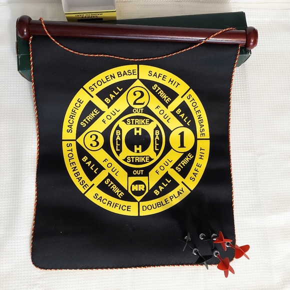 Safety Magnetic Dart Game Wall Hanging Reverse Baseball Magnet Fabric - Picture 8 of 11